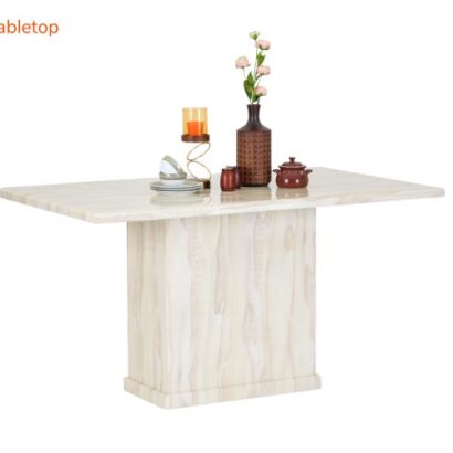 Royaloak Milan Italian Marble Dining Table Six Seater