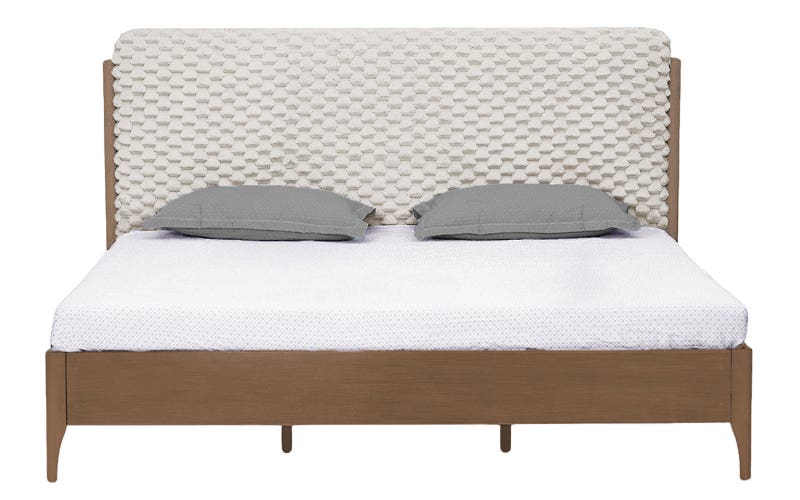 Royaloak Milan Italian Upholstered King Bed