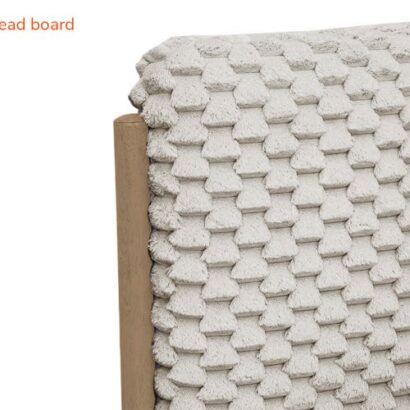 Royaloak Milan Italian Upholstered King Bed