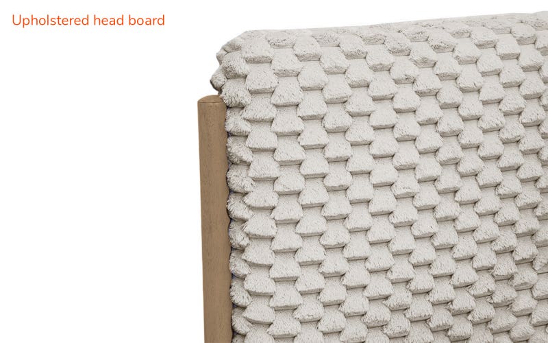 Royaloak Milan Italian Upholstered King Bed