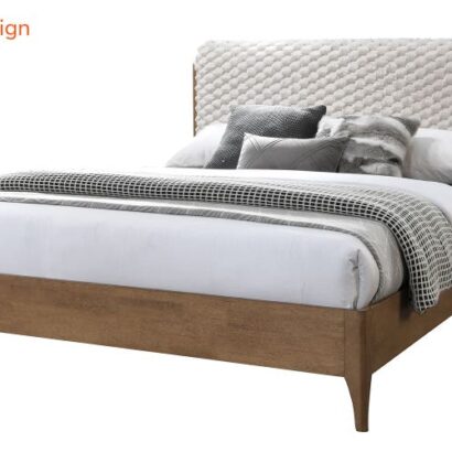 Royaloak Milan Italian Upholstered King Bed