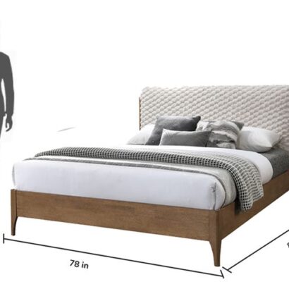 Royaloak Milan Italian Upholstered King Bed