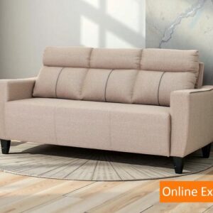 Royaloak Mily Fabric Sofa Three Seater