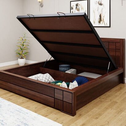 Royaloak Mourya Wooden King Size Bed With Hydraulic Storage