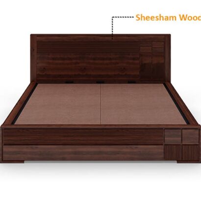 Royaloak Mourya Wooden King Size Bed With Hydraulic Storage