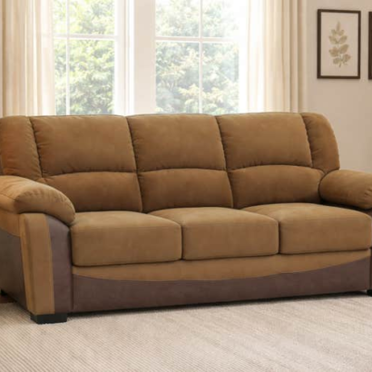 Royaloak Muar Malaysian 3 Seater Fabric Sofa