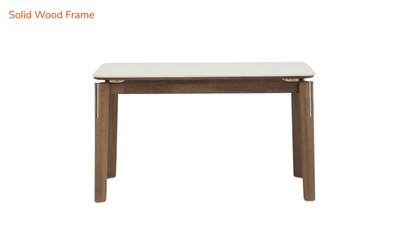 Royaloak Muar Malaysian Sintered Top Four Seater Dining Table