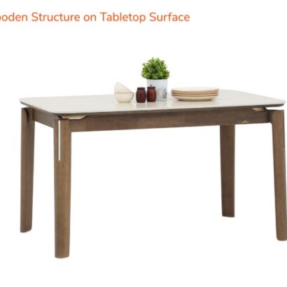 Royaloak Muar Malaysian Sintered Top Four Seater Dining Table