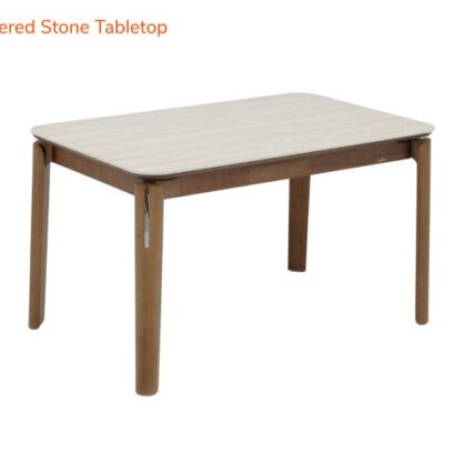 Royaloak Muar Malaysian Sintered Top Four Seater Dining Table