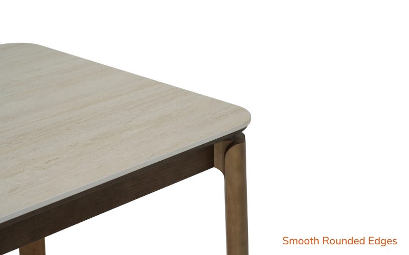 Royaloak Muar Malaysian Sintered Top Four Seater Dining Table