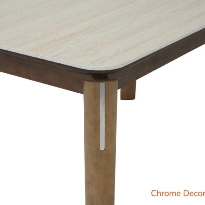 Royaloak Muar Malaysian Sintered Top Four Seater Dining Table