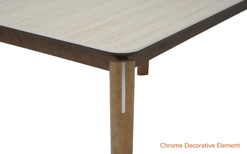 Royaloak Muar Malaysian Sintered Top Four Seater Dining Table