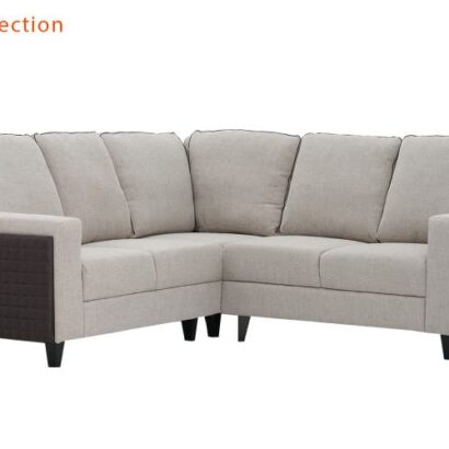 Royaloak Naples Italian Fabric Corner Sofa 4 Seater