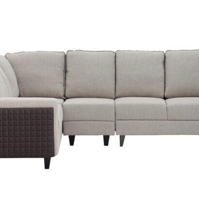 Royaloak Naples Italian Fabric Corner Sofa 5 Seater