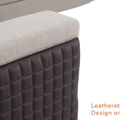 Royaloak Naples Italian Fabric Corner Sofa 5 Seater