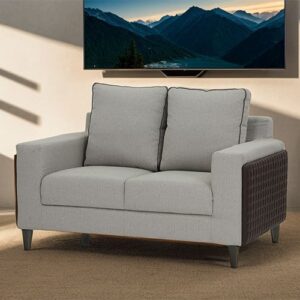 Royaloak Naples Italian Fabric Sofa 2 Seater