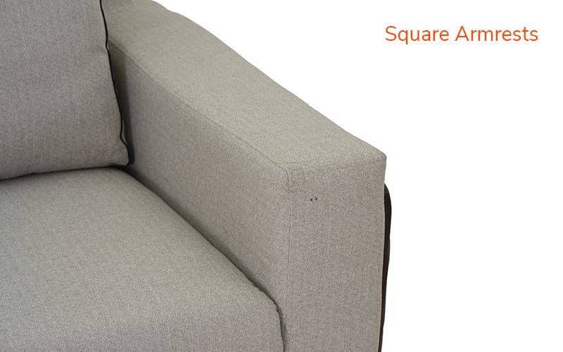 Royaloak Naples Italian Fabric Sofa 3 Seater