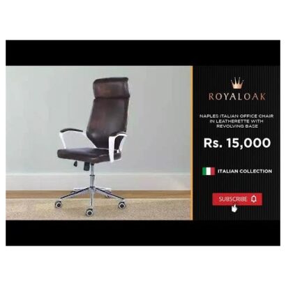 Royaloak Naples Italian Leatherette High Back Chair