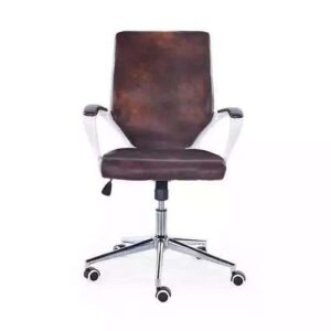 Royaloak Naples Italian Leatherette Medium Back Chair