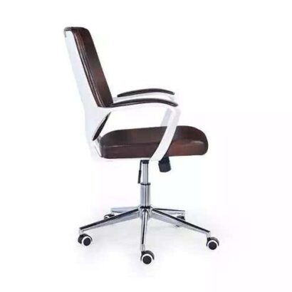 Royaloak Naples Italian Leatherette Medium Back Chair