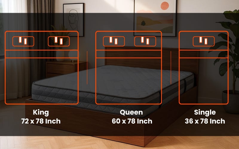 Royaloak Natural Active Spine King Mattress