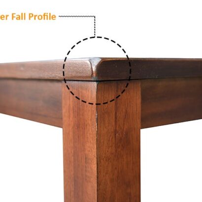 Royaloak New York American Wooden Extendable 8 Seater Dining Table