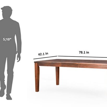 Royaloak New York American Wooden Extendable 8 Seater Dining Table