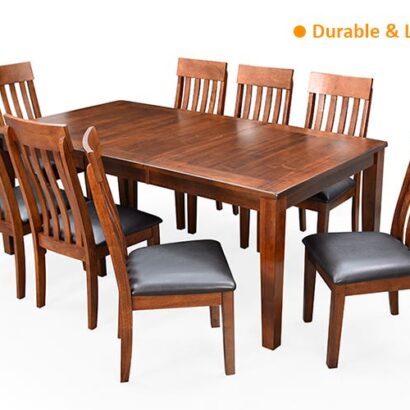 Royaloak New York American Wooden Extendable Dining Set 8-Seater