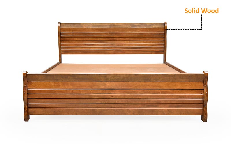 Royaloak New York American Wooden Queen Bed