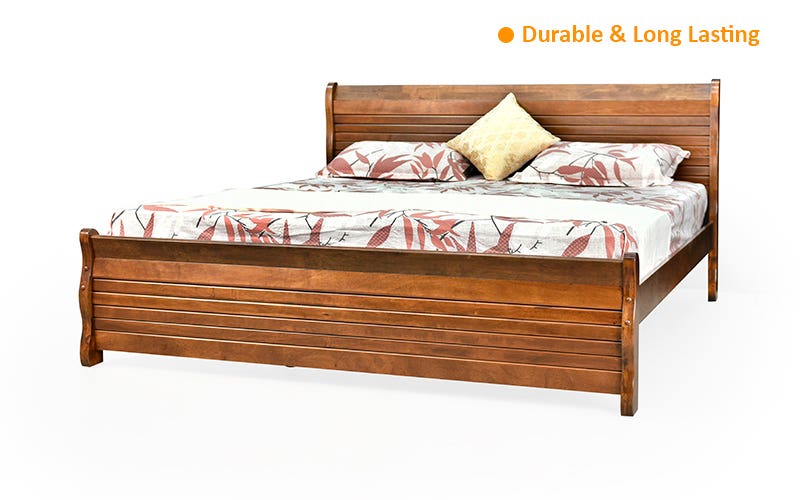 Royaloak New York American Wooden Queen Bed