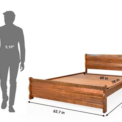 Royaloak New York American Wooden Queen Bed