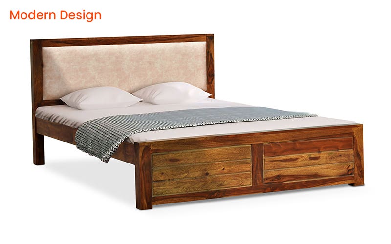 Royaloak Pearl Wooden King Bed With Drawer Storage