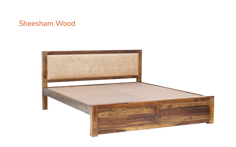Royaloak Pearl Wooden King Bed With Drawer Storage