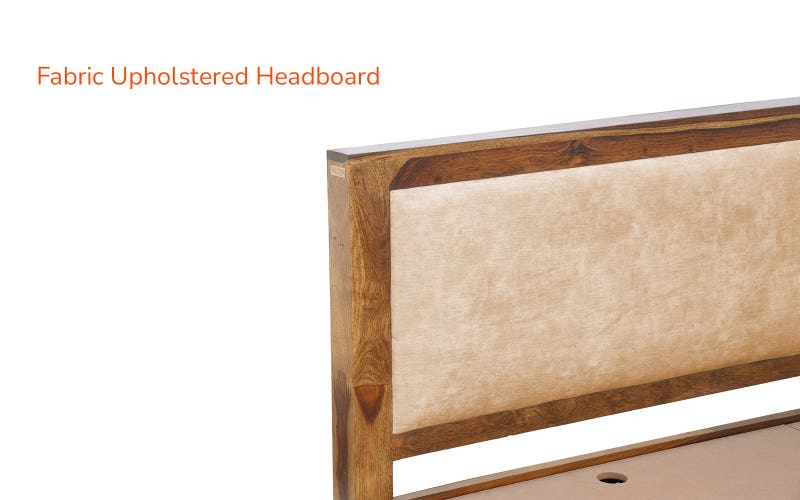 Royaloak Pearl Wooden King Bed With Drawer Storage