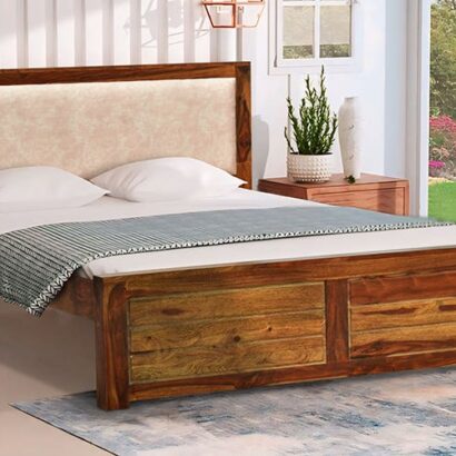 Royaloak Pearl Wooden Queen Bed With Drawer Storage
