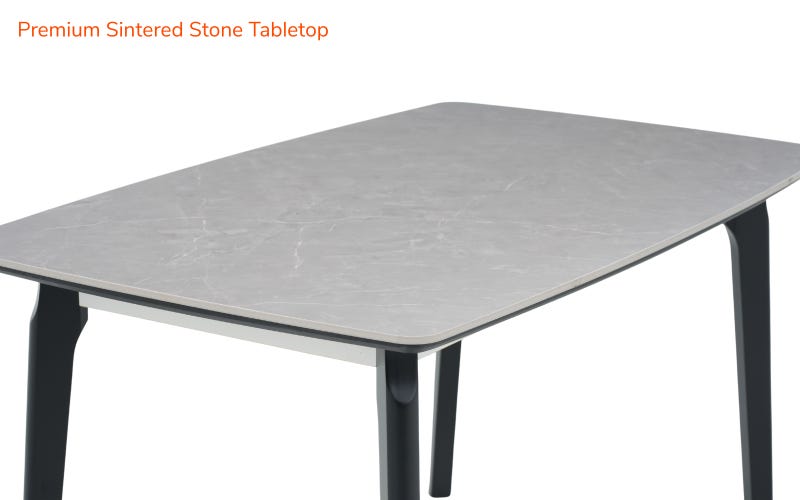 Royaloak Penang Malaysian Sintered Top Dining Table Four Seater