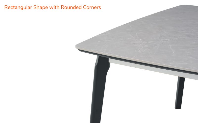 Royaloak Penang Malaysian Sintered Top Dining Table Four Seater