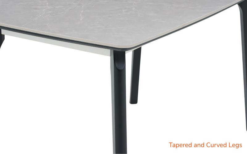 Royaloak Penang Malaysian Sintered Top Dining Table Four Seater