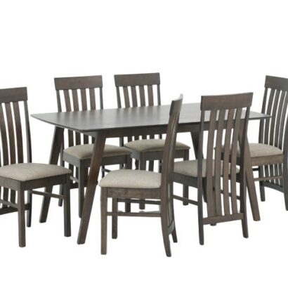 Royaloak Perak Malaysian Wooden Dining Table Six Seater Set