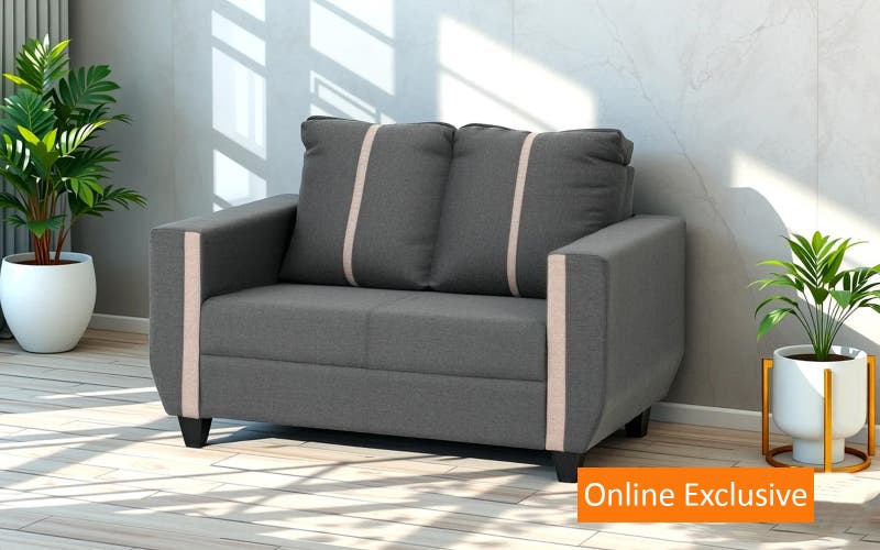 Royaloak Rily Fabric Sofa Two Seater Royaloak Rily Fabric Sofa Two Seater