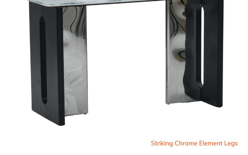 Royaloak Seattle 5D Natural Stone Dining Table Six Seater