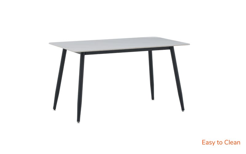 Royaloak Sepang Malaysian Sintered Top Dining Table Four Seater
