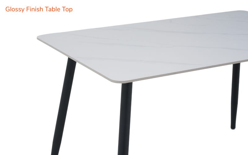 Royaloak Sepang Malaysian Sintered Top Dining Table Four Seater