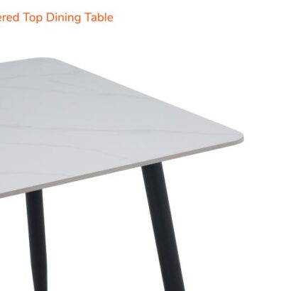 Royaloak Sepang Malaysian Sintered Top Dining Table Four Seater