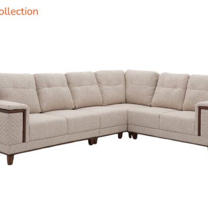 Royaloak Texas American Fabric Corner Sofa Five Seater