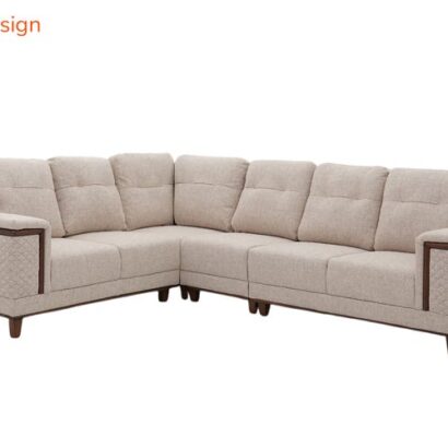 Royaloak Texas American Fabric Corner Sofa Five Seater
