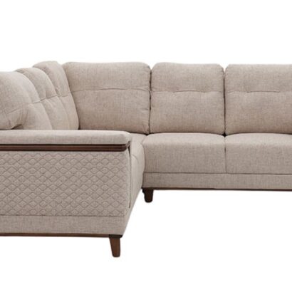 Royaloak Texas American Fabric Corner Sofa Four Seater