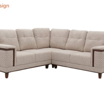 Royaloak Texas American Fabric Corner Sofa Four Seater