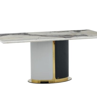 Royaloak Turin Italian Marble Dining Table Six Seater