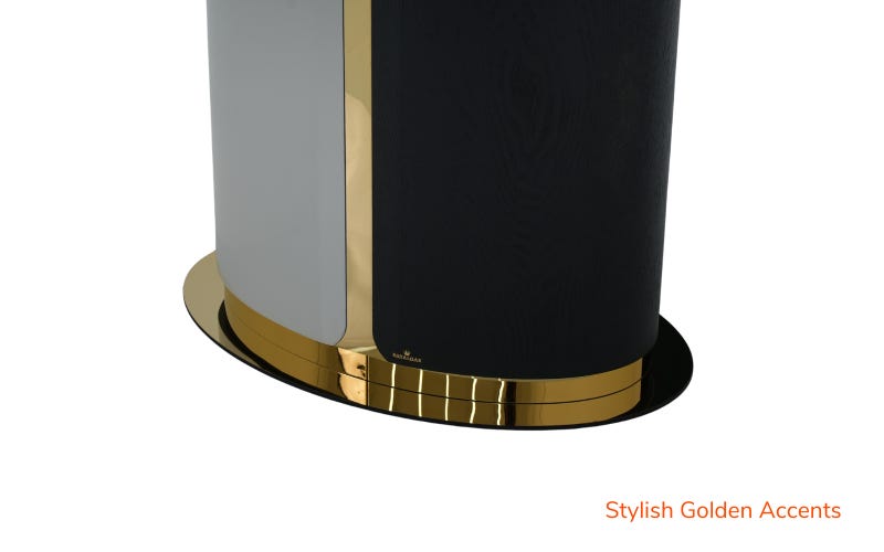 Royaloak Turin Italian Marble Dining Table Six Seater